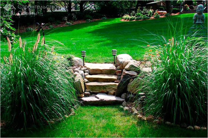 Как сделать садовую лестницу