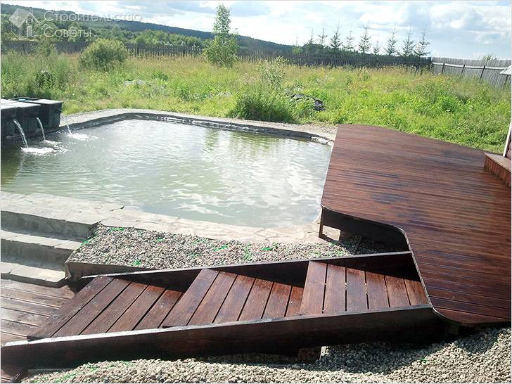 Ступеньки из лиственницы