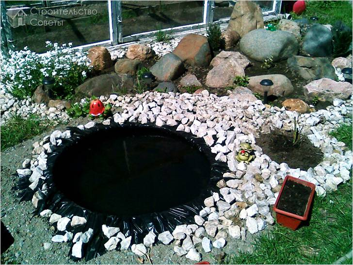 Укладка гидроизоляционного материала