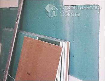 Два слоя гипсокартона