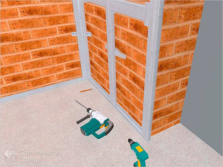 Монтаж обрешетки