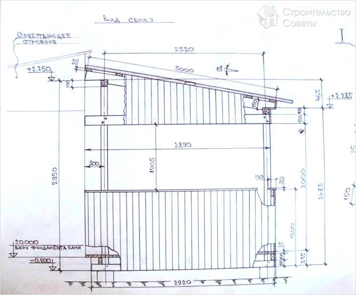 Беседка с односкатной крышей своими руками