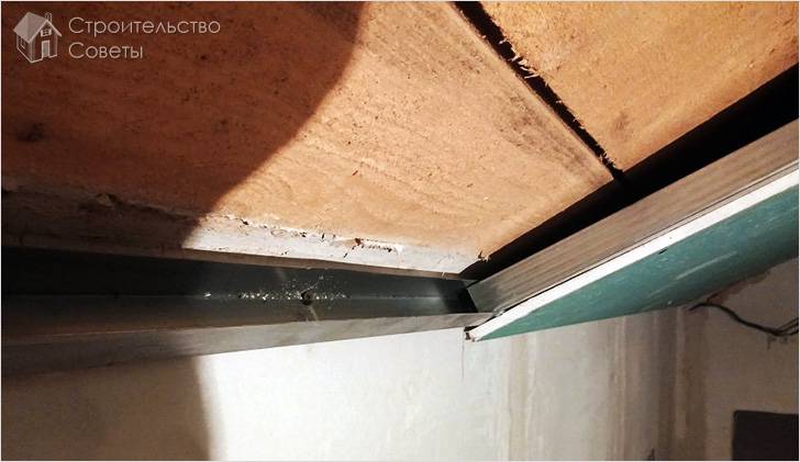 Крепление профиля под углом