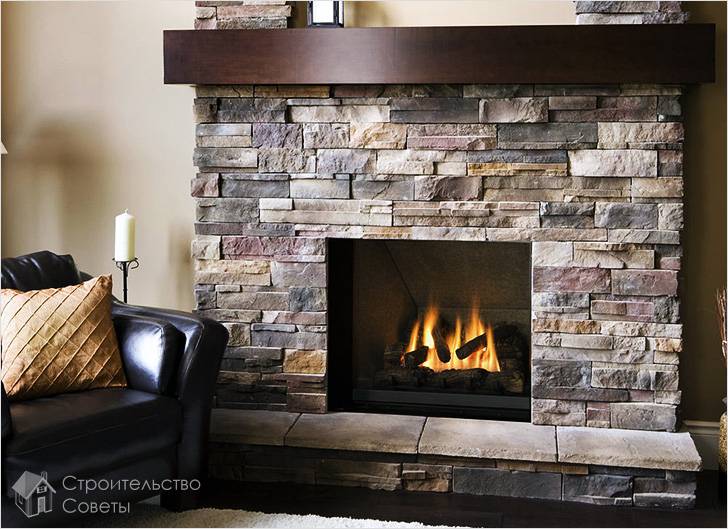 Декоративной плиткой