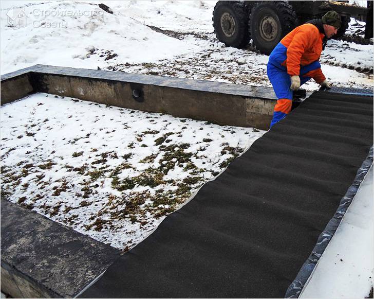 Гидроизоляция фундамента под гараж