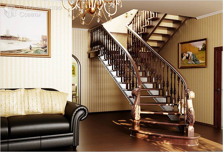 Как сделать деревянную лестницу своими руками