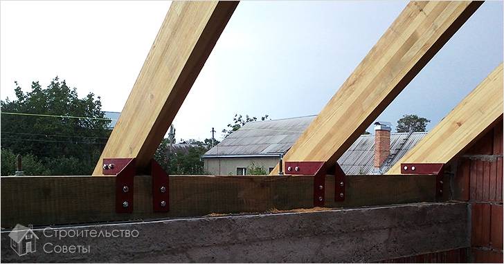 Крепление к мауэрлату