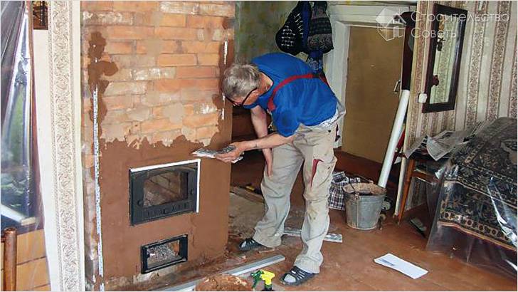 Процесс штукатурки