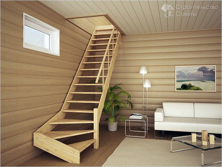 Как сделать деревянную лестницу своими руками
