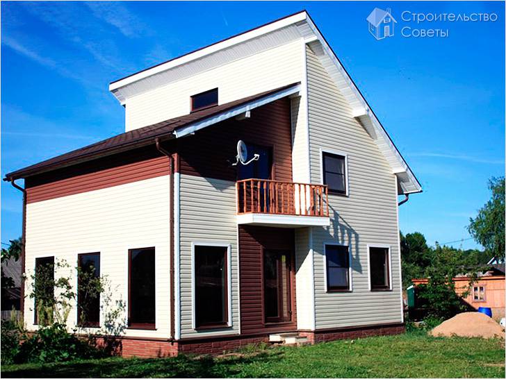 Разноуровневая крыша