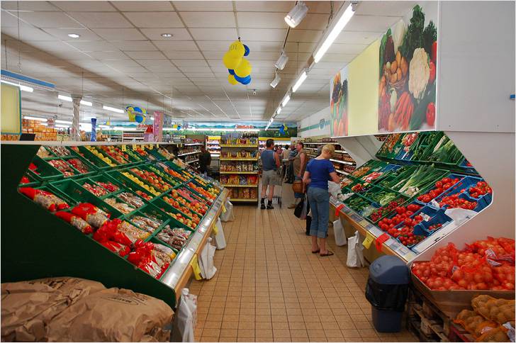 Зоны магазина