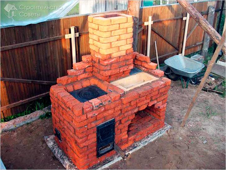 Беседка с барбекю своими руками