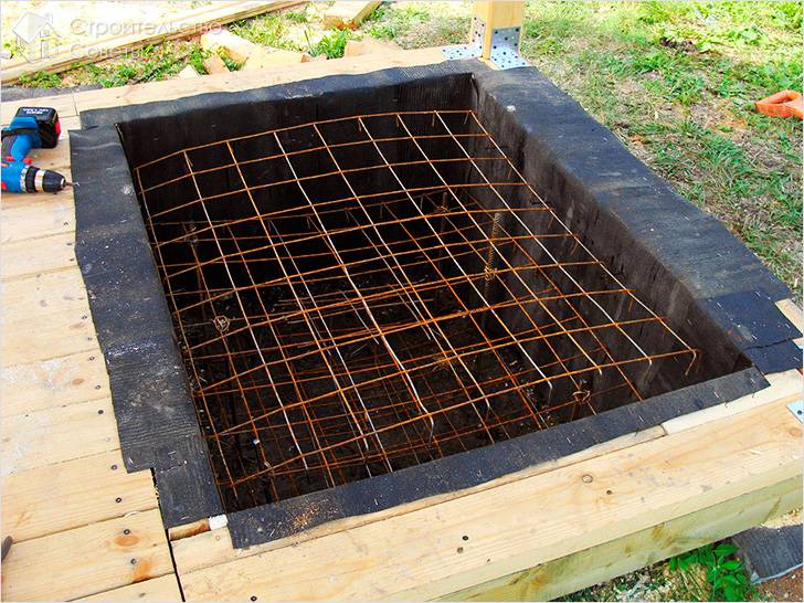 Фундамент для барбекю