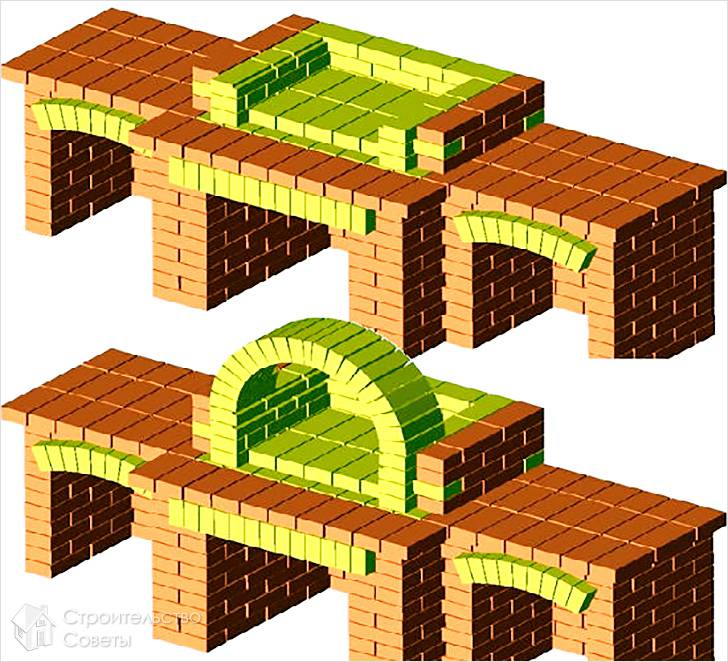Кладка 15 и 16 ряда