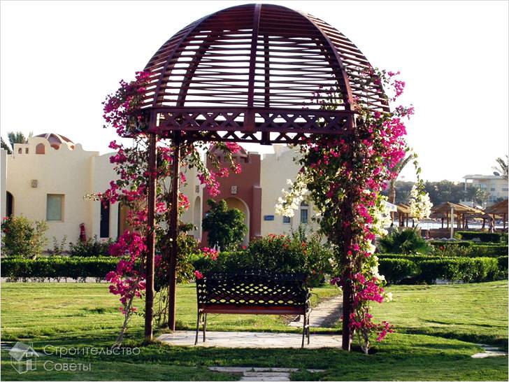 Беседка из металла своими руками
