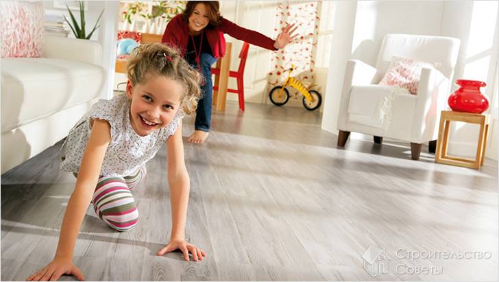 Ламинат в детской