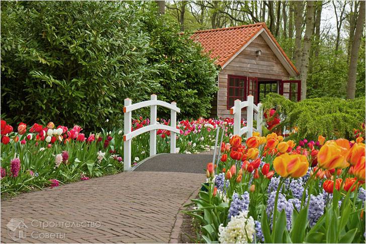 Мостики на даче своими руками