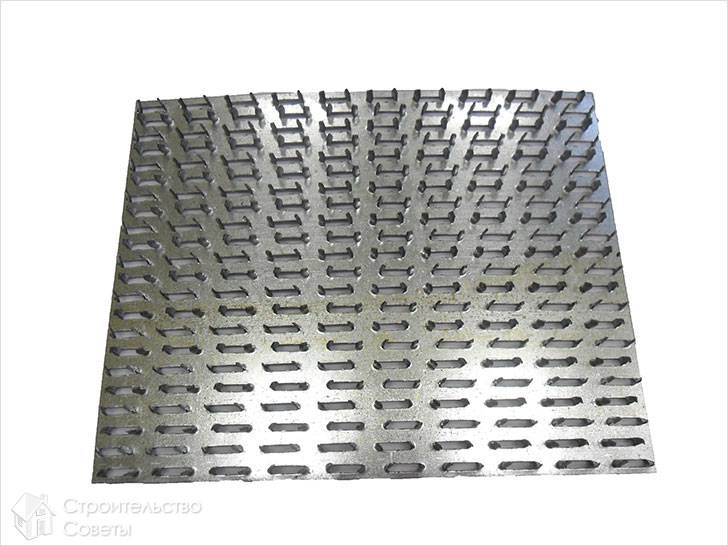 Металлическая зубчатая пластина