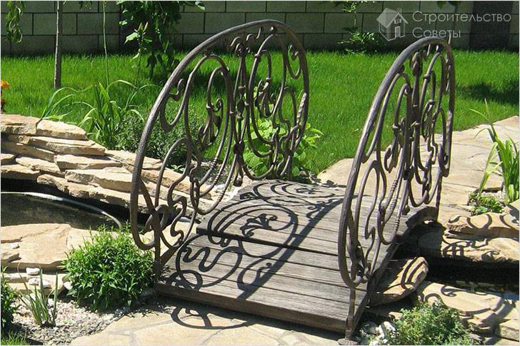 Мостики на даче своими руками