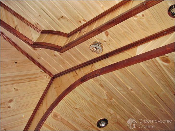 Вагонка на потолке