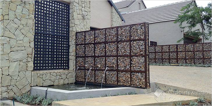 Как укладывать габионы