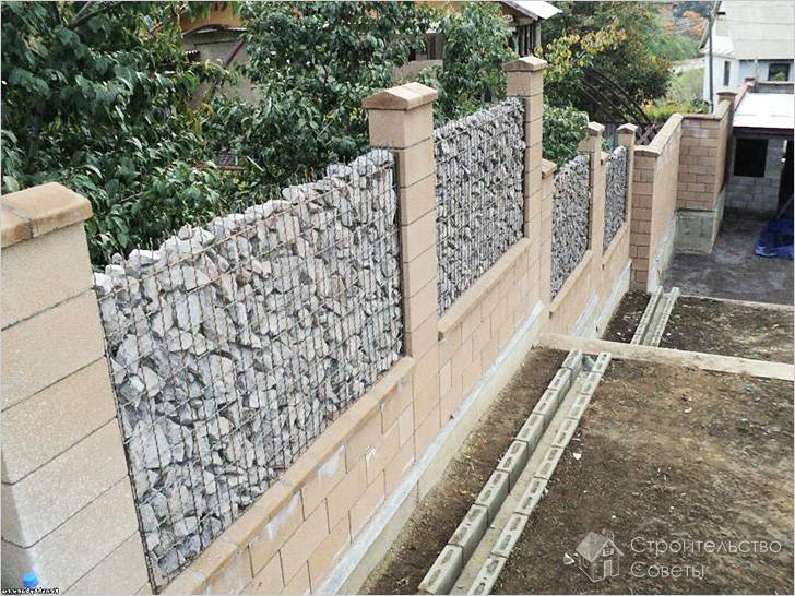 Как укладывать габионы
