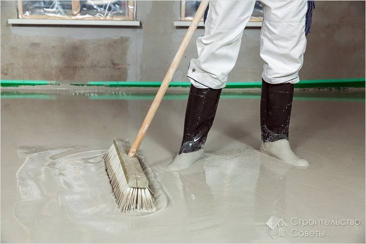 Характеристики самонивелирующегося пола