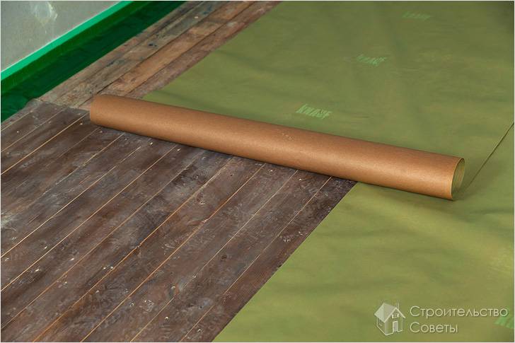 Укладка подкладочной бумаги