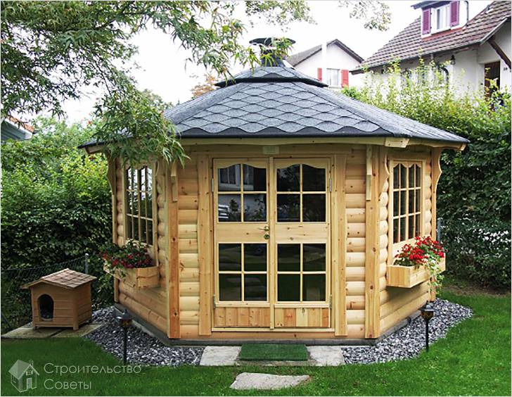 Шестигранная беседка своими руками