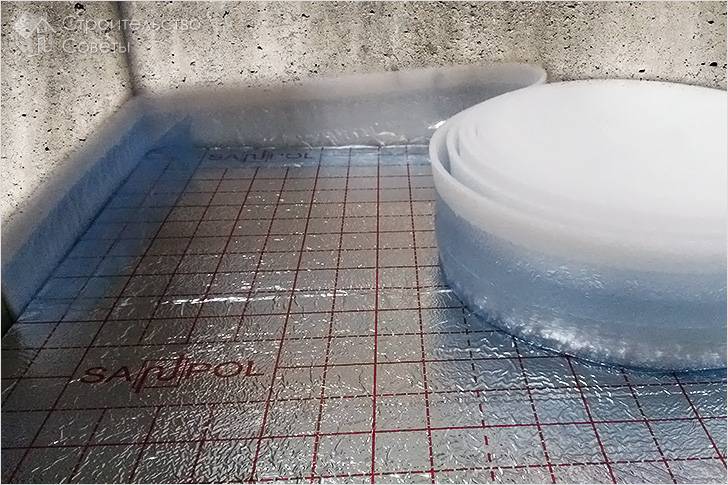 Особенности демпферной ленты для теплого пола