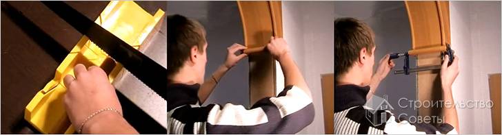 Установка карнизного расширения