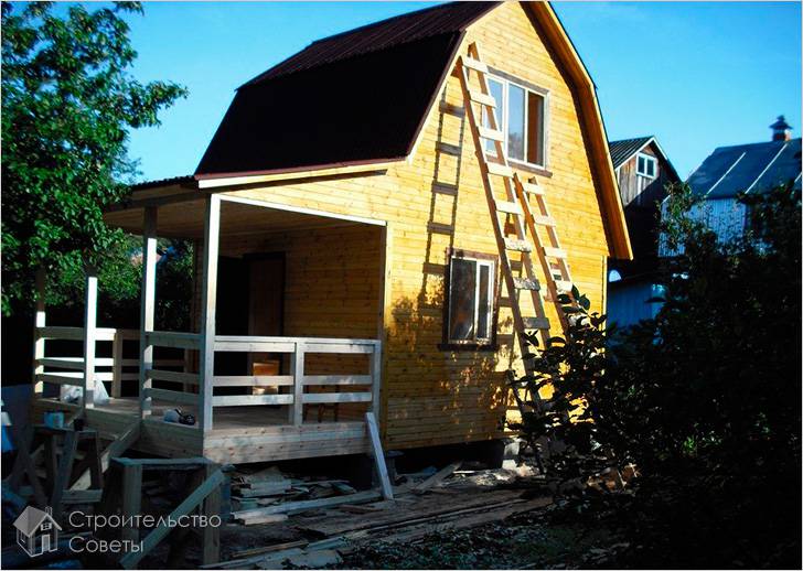 Осталось позаботиться о защите строения