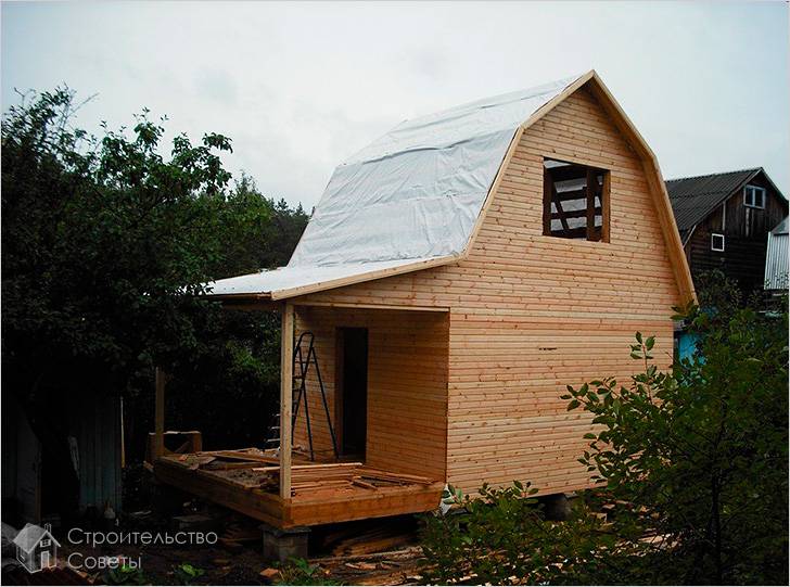 Обшивка кровли пароизоляцией