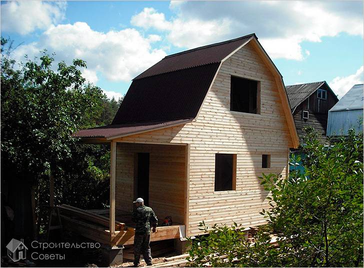 Теперь займемся террасой