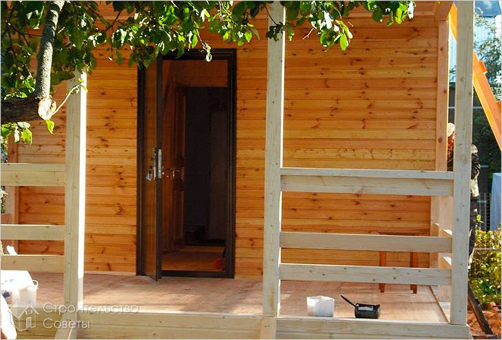 Терраса готова