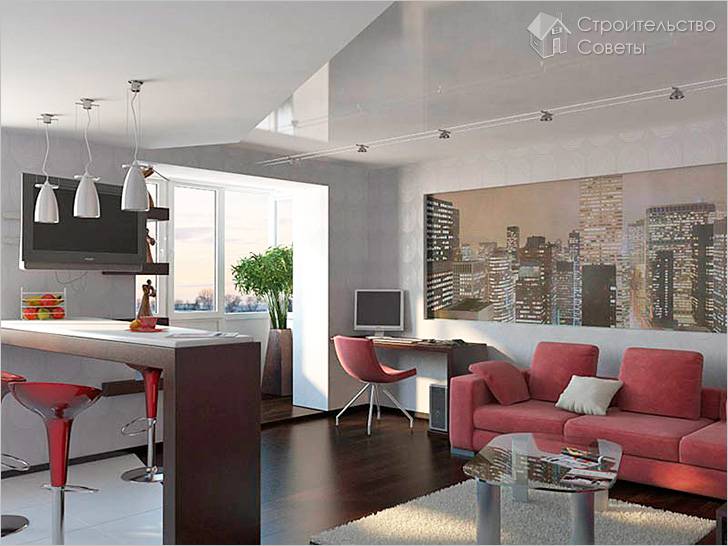 Интерьер в стиле хай-тек