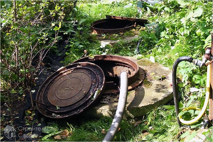 Откачка выгребной ямы в частном доме