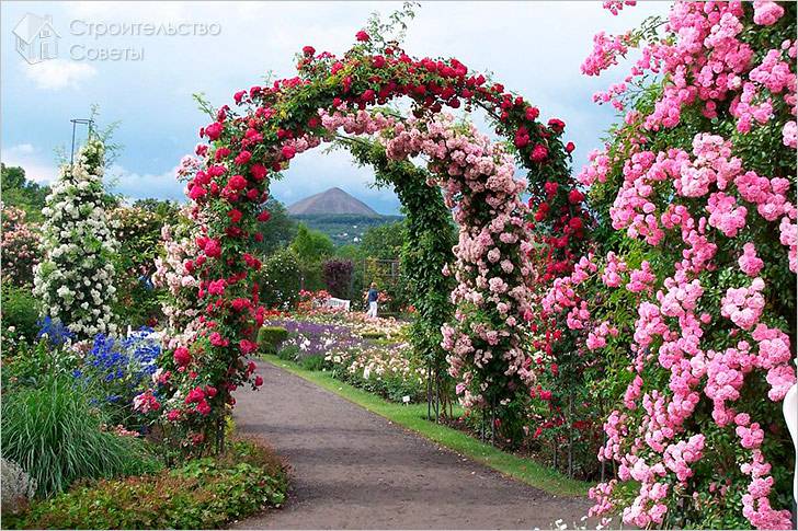 Изготовление садовой арки