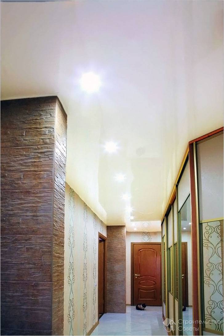 Как сделать потолок в коридоре