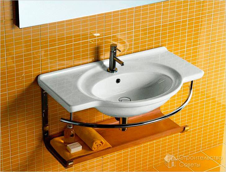 Как закрепить раковину к стене