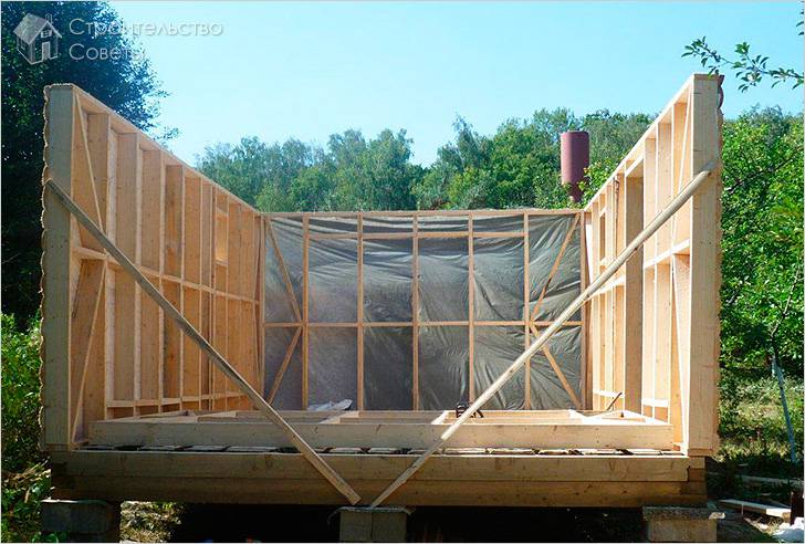 Установка стен