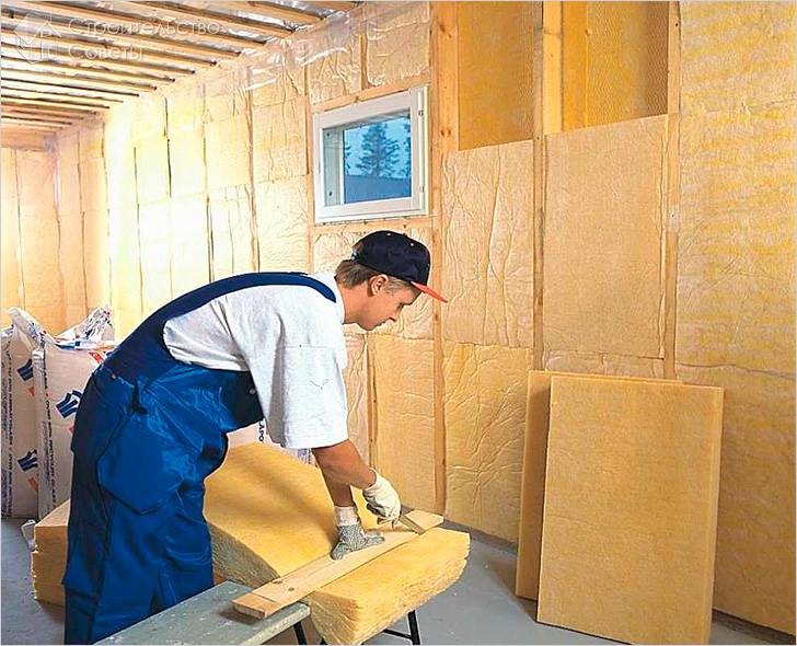 Утепление бани изнутри