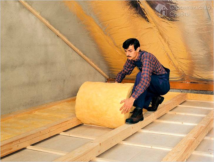 Теплоизоляция пола в мансарде минватой