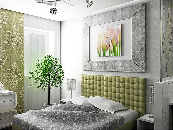 Цвет кровати и занавесок