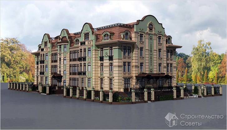 Элитный малоэтажный дом