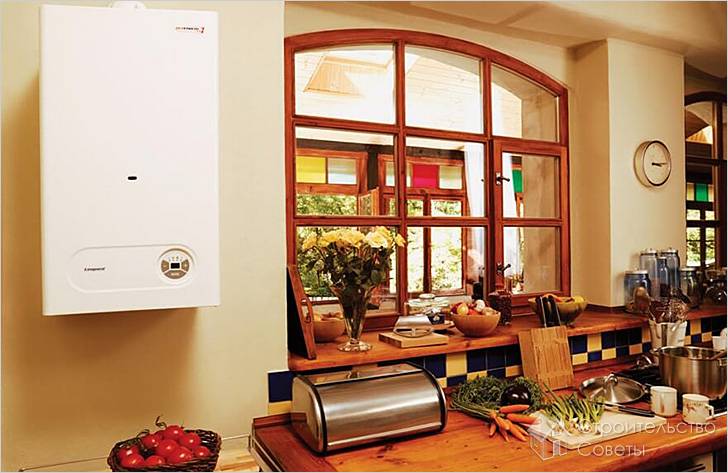 Как спрятать газовый котел на кухне