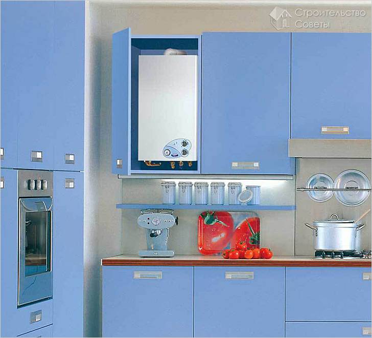 Все коммуникации спрятаны в фальшь-стене