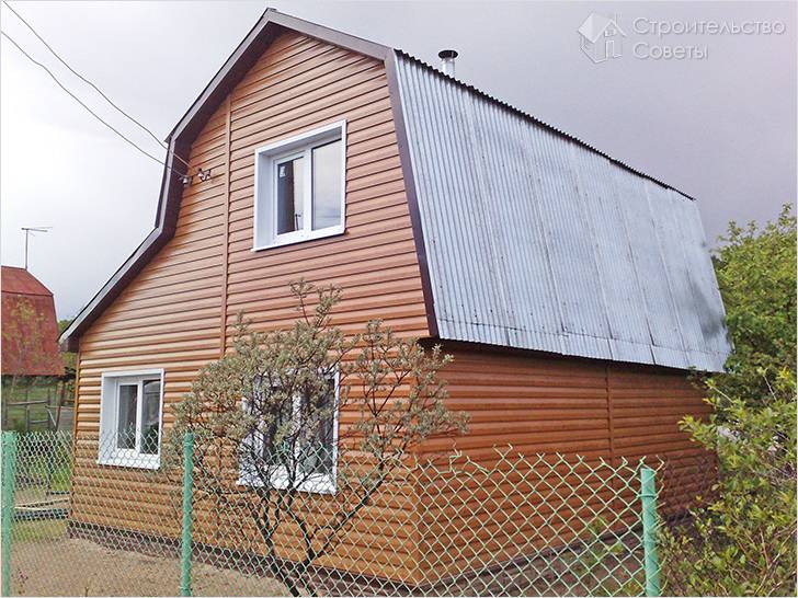 Фасад из металлосайдинга