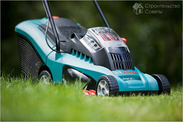 Выбор газонокосилки
