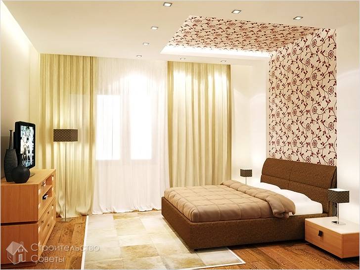 Как клеить обои на потолок